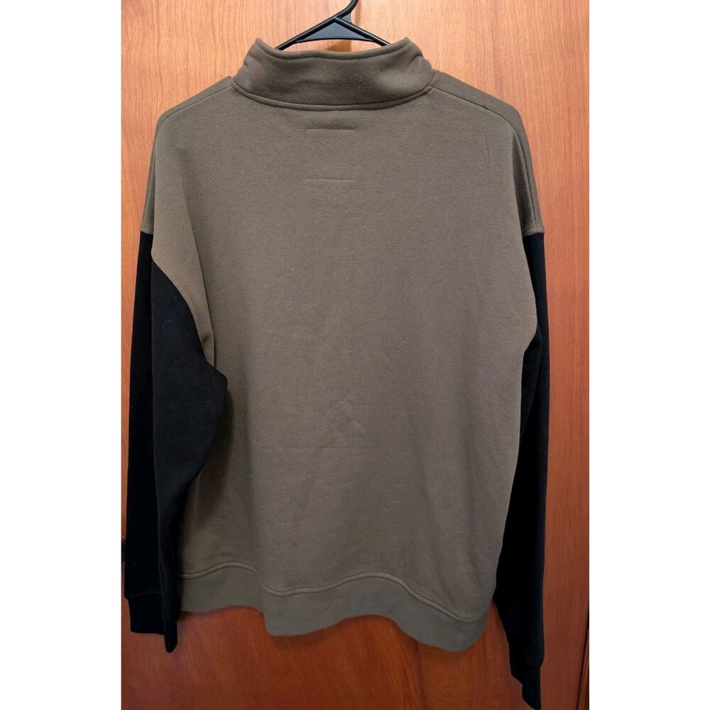 Lurking Class Men's Olive & Black Size XL 1/4 Zip Sweatshirt Skeleton NWOT - Picture 4 of 8